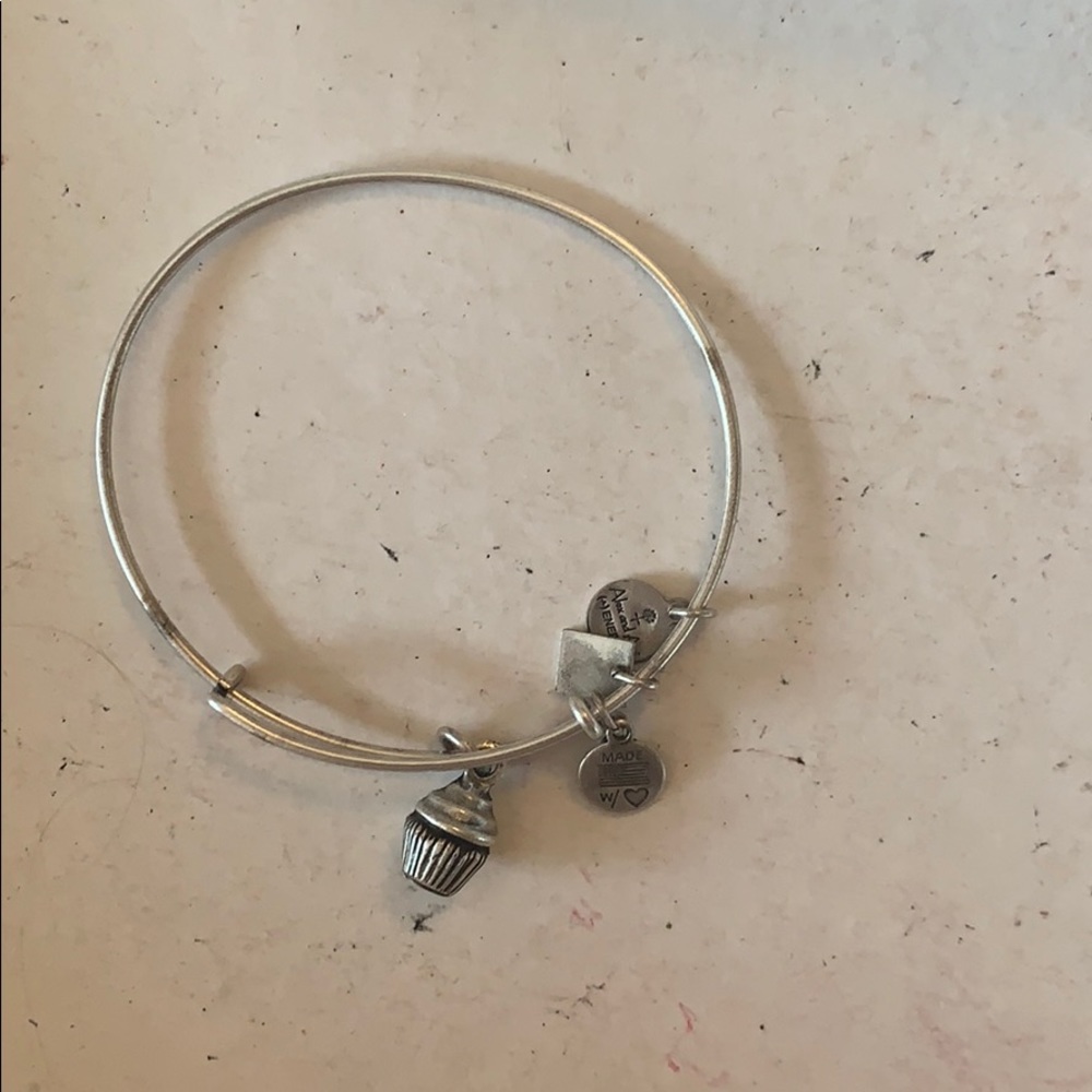 Alex and Ani Cupcake Charm Bracelet